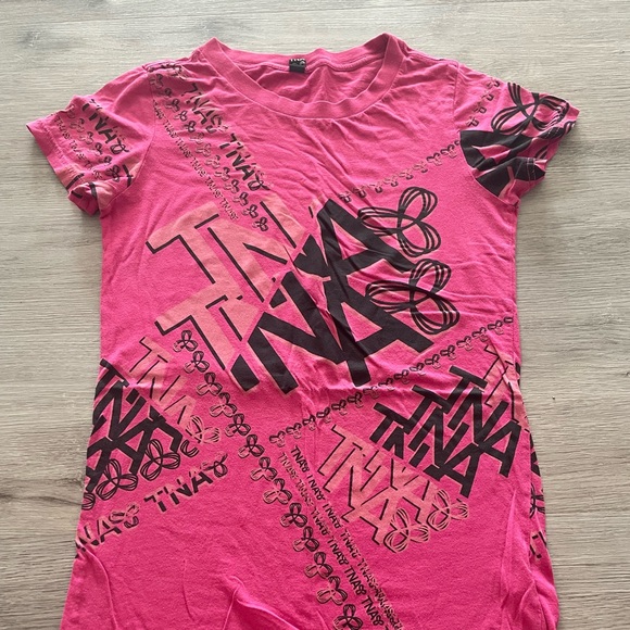 TNA pink logo T-shirt - Picture 1 of 1